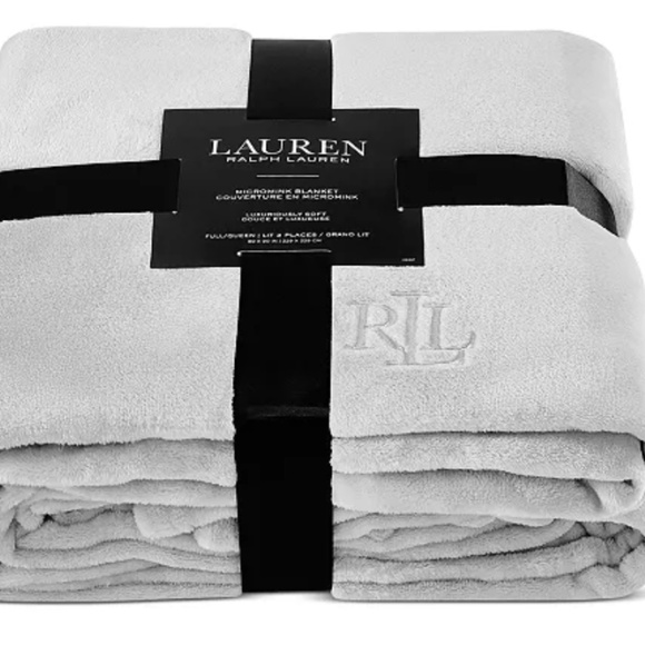 Lauren Ralph Lauren Other - Lauren Ralph Lauren King size plush King Gray Blanket
